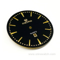 Simple Enamel Watch Dial With Metal Indices